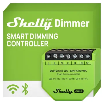 Shelly Dimmer Gen3 Wi-Fi Dimmer